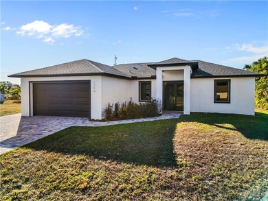 Brand-new construction 3-bedroom, 2-bath home featuring an open on Burnt Store Golf Club in Florida - for sale on GolfHomes.com, golf home, golf lot