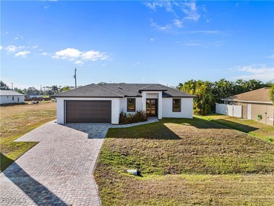 Brand-new construction 3-bedroom, 2-bath home featuring an open on Burnt Store Golf Club in Florida - for sale on GolfHomes.com, golf home, golf lot