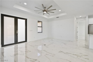 Brand-new construction 3-bedroom, 2-bath home featuring an open on Burnt Store Golf Club in Florida - for sale on GolfHomes.com, golf home, golf lot