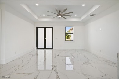 Brand-new construction 3-bedroom, 2-bath home featuring an open on Burnt Store Golf Club in Florida - for sale on GolfHomes.com, golf home, golf lot