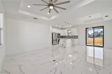Brand-new construction 3-bedroom, 2-bath home featuring an open on Burnt Store Golf Club in Florida - for sale on GolfHomes.com, golf home, golf lot
