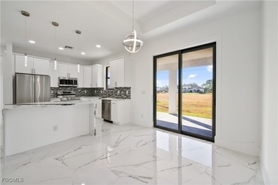 Brand-new construction 3-bedroom, 2-bath home featuring an open on Burnt Store Golf Club in Florida - for sale on GolfHomes.com, golf home, golf lot