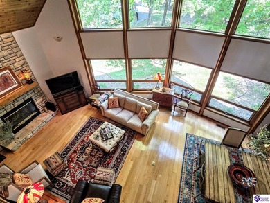 Welcome back to this exceptional Lindal Cedar Home, masterfully on Doe Valley Country Club in Kentucky - for sale on GolfHomes.com, golf home, golf lot