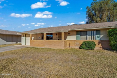 Discover this charming move-in ready gemini/twin home featuring on Sun City Lakes West and East in Arizona - for sale on GolfHomes.com, golf home, golf lot