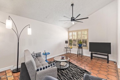 Charming 1,426 sqft home with dual master suites, nestled on The Lakes at Ahwatukee in Arizona - for sale on GolfHomes.com, golf home, golf lot