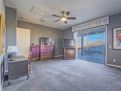 Single story with amazing view of mountain range and Las Vegas on Tuscany Golf Club in Nevada - for sale on GolfHomes.com, golf home, golf lot