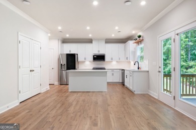 Built in 2023, this like-new home has everything you've been on Brookstone Golf and Country Club in Georgia - for sale on GolfHomes.com, golf home, golf lot