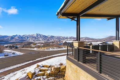 Enjoy elevated living in this stunning Hideout retreat perched on Talisker Club At Tuhaye in Utah - for sale on GolfHomes.com, golf home, golf lot