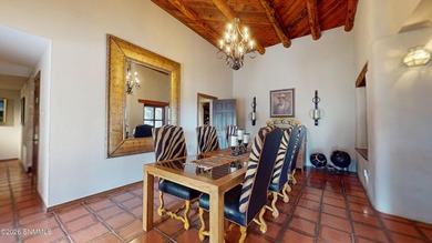 Santa Fe style authentic adobe home overlooking Picacho Hills on Picacho Hills Country Club in New Mexico - for sale on GolfHomes.com, golf home, golf lot