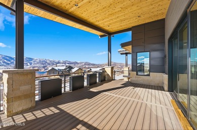 Enjoy elevated living in this stunning Hideout retreat perched on Talisker Club At Tuhaye in Utah - for sale on GolfHomes.com, golf home, golf lot
