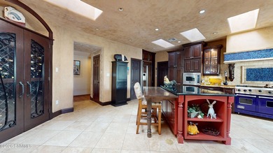 Santa Fe style authentic adobe home overlooking Picacho Hills on Picacho Hills Country Club in New Mexico - for sale on GolfHomes.com, golf home, golf lot