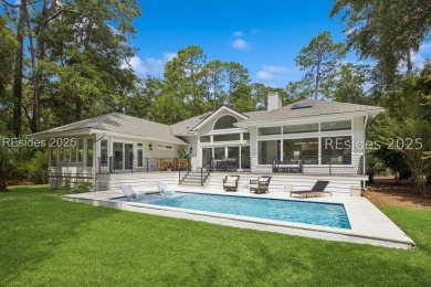 Coastal Elegance in this fully renovated down to the studs Sea on Sea Pines Country Club in South Carolina - for sale on GolfHomes.com, golf home, golf lot