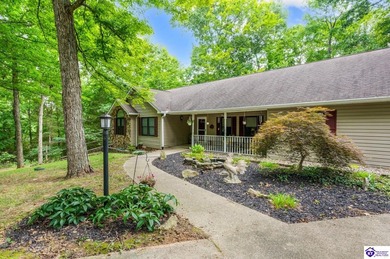 This inviting 3-bedroom, 2-bath ranch home is nestled among on Doe Valley Country Club in Kentucky - for sale on GolfHomes.com, golf home, golf lot