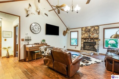 This inviting 3-bedroom, 2-bath ranch home is nestled among on Doe Valley Country Club in Kentucky - for sale on GolfHomes.com, golf home, golf lot