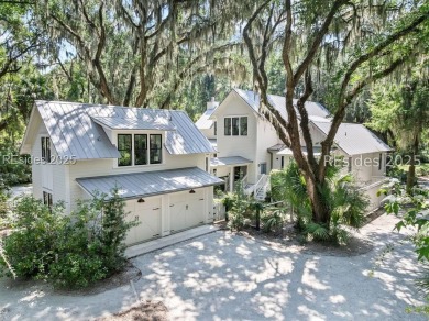 Where contemporary elegance meets timeless Lowcountry beauty on Old Tabby Links on Spring Island in South Carolina - for sale on GolfHomes.com, golf home, golf lot