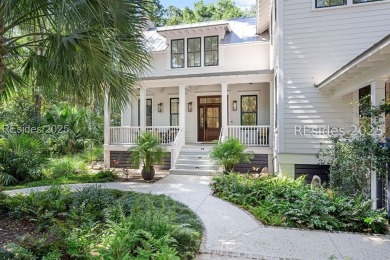 Where contemporary elegance meets timeless Lowcountry beauty on Old Tabby Links on Spring Island in South Carolina - for sale on GolfHomes.com, golf home, golf lot
