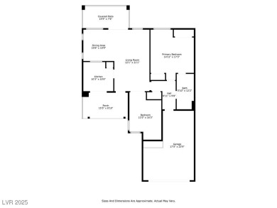 Welcome to your move-in-ready oasis in the vibrant 55+ Sun City on Highland Falls Golf Club in Nevada - for sale on GolfHomes.com, golf home, golf lot