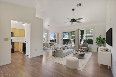 Welcome to your move-in-ready oasis in the vibrant 55+ Sun City on Highland Falls Golf Club in Nevada - for sale on GolfHomes.com, golf home, golf lot