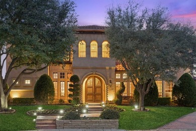 Mediterranean estate positioned on a premier golf course lot in on Stonebriar Golf Course in Texas - for sale on GolfHomes.com, golf home, golf lot