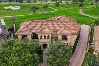 Mediterranean estate positioned on a premier golf course lot in on Stonebriar Golf Course in Texas - for sale on GolfHomes.com, golf home, golf lot
