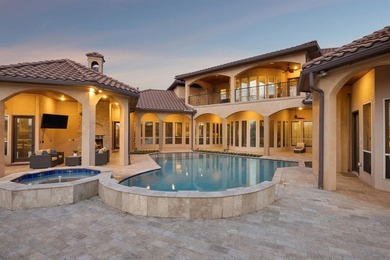 Mediterranean estate positioned on a premier golf course lot in on Stonebriar Golf Course in Texas - for sale on GolfHomes.com, golf home, golf lot