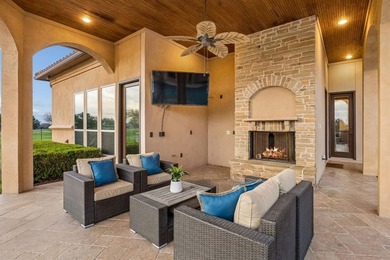 Mediterranean estate positioned on a premier golf course lot in on Stonebriar Golf Course in Texas - for sale on GolfHomes.com, golf home, golf lot