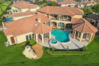 Mediterranean estate positioned on a premier golf course lot in on Stonebriar Golf Course in Texas - for sale on GolfHomes.com, golf home, golf lot