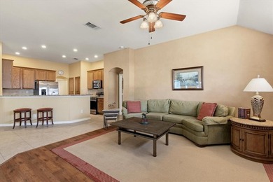 Discover this beautifully maintained single-story home tucked on Wildhorse Golf Club of Robson Ranch in Texas - for sale on GolfHomes.com, golf home, golf lot