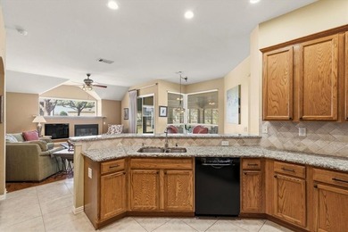 Discover this beautifully maintained single-story home tucked on Wildhorse Golf Club of Robson Ranch in Texas - for sale on GolfHomes.com, golf home, golf lot