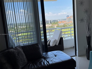 Spectacular water views from Every room in this 2 bed/2 bath on Turnberry Isle Resort and Club in Florida - for sale on GolfHomes.com, golf home, golf lot