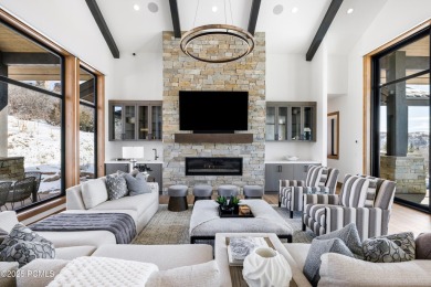 This elegant mountain contemporary newer construction home sits on Talisker Club At Tuhaye in Utah - for sale on GolfHomes.com, golf home, golf lot