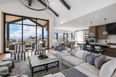 This elegant mountain contemporary newer construction home sits on Talisker Club At Tuhaye in Utah - for sale on GolfHomes.com, golf home, golf lot