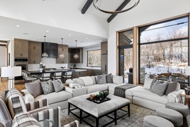 This elegant mountain contemporary newer construction home sits on Talisker Club At Tuhaye in Utah - for sale on GolfHomes.com, golf home, golf lot