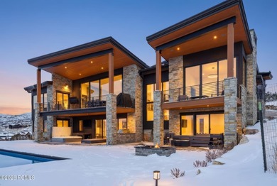 Experience elevated mountain living in this premier view estate on Red Ledges Golf Club in Utah - for sale on GolfHomes.com, golf home, golf lot