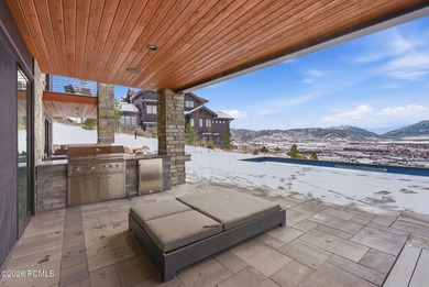 Experience elevated mountain living in this premier view estate on Red Ledges Golf Club in Utah - for sale on GolfHomes.com, golf home, golf lot