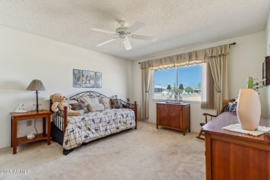 Welcome to this beautiful spacious home nestled between holes 4 on Sun City-Willow Creek / Willow Brook  in Arizona - for sale on GolfHomes.com, golf home, golf lot