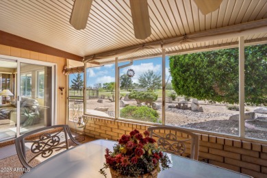 Welcome to this beautiful spacious home nestled between holes 4 on Sun City-Willow Creek / Willow Brook  in Arizona - for sale on GolfHomes.com, golf home, golf lot