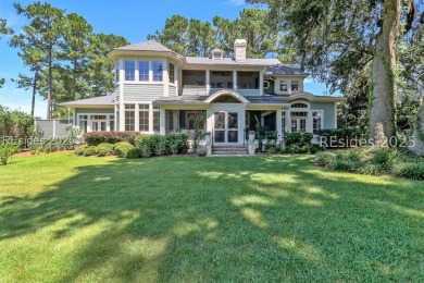 Quintessential Belfair home located on the 11th hole of the West on Belfair Golf Club in South Carolina - for sale on GolfHomes.com, golf home, golf lot