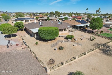 Welcome to this beautiful spacious home nestled between holes 4 on Sun City-Willow Creek / Willow Brook  in Arizona - for sale on GolfHomes.com, golf home, golf lot
