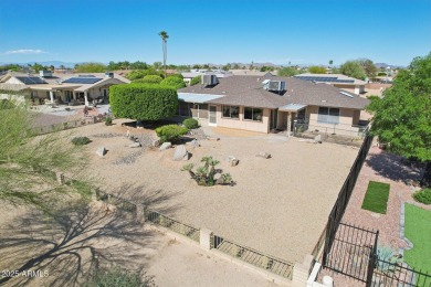 Welcome to this beautiful spacious home nestled between holes 4 on Sun City-Willow Creek / Willow Brook  in Arizona - for sale on GolfHomes.com, golf home, golf lot