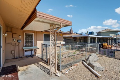 Welcome to this beautiful spacious home nestled between holes 4 on Sun City-Willow Creek / Willow Brook  in Arizona - for sale on GolfHomes.com, golf home, golf lot