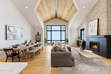 This stunning 4 bed/5 bath Hideout townhome checks all the boxes on Talisker Club At Tuhaye in Utah - for sale on GolfHomes.com, golf home, golf lot