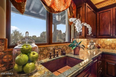 Timeless elegance with breathtaking views await in the on The Boulders Resort Golf Club in Arizona - for sale on GolfHomes.com, golf home, golf lot