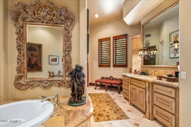 Timeless elegance with breathtaking views await in the on The Boulders Resort Golf Club in Arizona - for sale on GolfHomes.com, golf home, golf lot