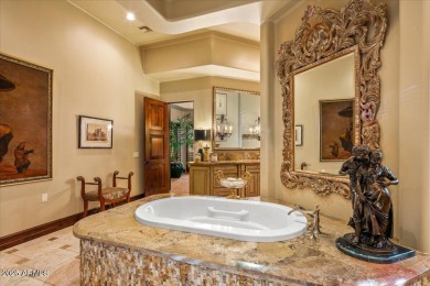 Timeless elegance with breathtaking views await in the on The Boulders Resort Golf Club in Arizona - for sale on GolfHomes.com, golf home, golf lot