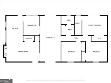 Discover this charming 3-bedroom, 2-bath ranch-style home on Fairfield Plantation Golf and Country Club in Georgia - for sale on GolfHomes.com, golf home, golf lot