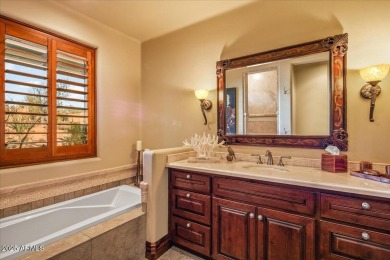 Timeless elegance with breathtaking views await in the on The Boulders Resort Golf Club in Arizona - for sale on GolfHomes.com, golf home, golf lot
