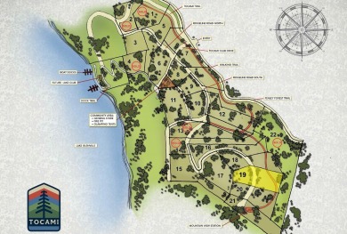 Tocami Lot 19: Breathtaking, nearly level homesite with on  in North Carolina - for sale on GolfHomes.com, golf home, golf lot