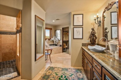 Timeless elegance with breathtaking views await in the on The Boulders Resort Golf Club in Arizona - for sale on GolfHomes.com, golf home, golf lot