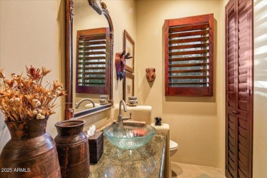 Timeless elegance with breathtaking views await in the on The Boulders Resort Golf Club in Arizona - for sale on GolfHomes.com, golf home, golf lot